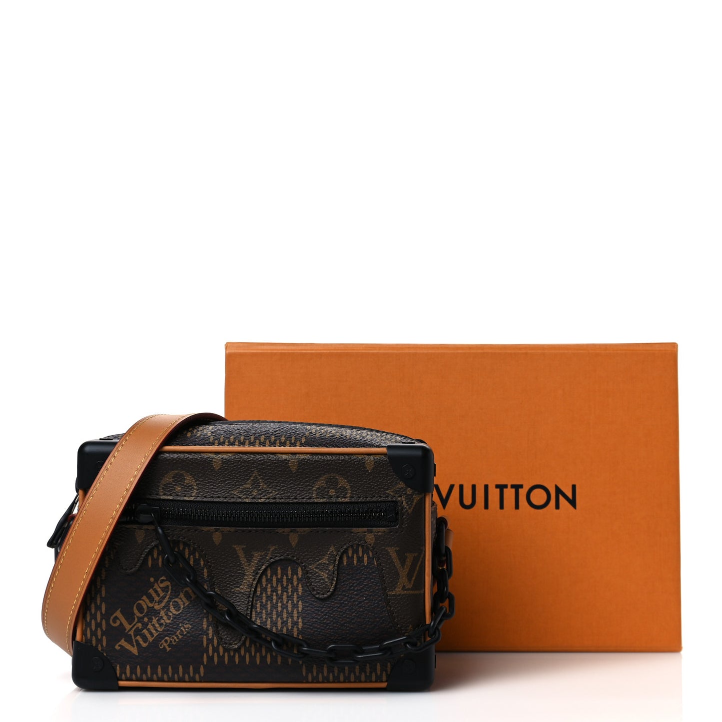 X NIGO Giant Damier Ebene Monogram Mini Soft Trunk