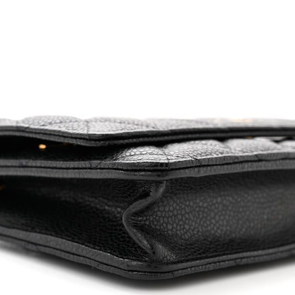 Chanel Caviar Quilted Wallet on Chain WOC Black 10 of 12