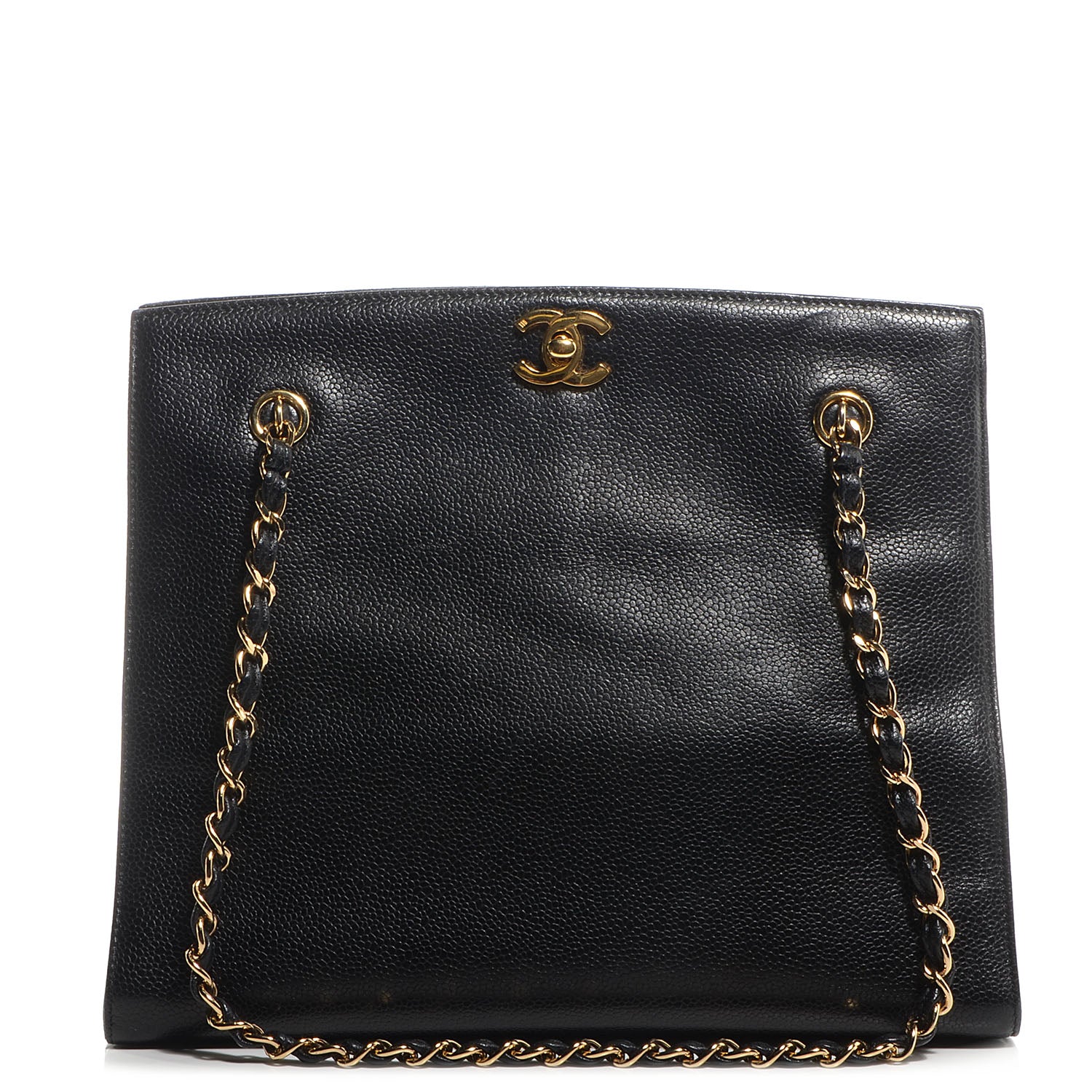 Chanel Caviar Shoulder Bag Black 1 of 10