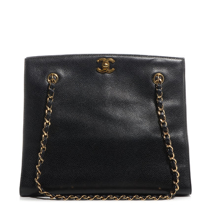 Chanel Caviar Shoulder Bag Black 1 of 10