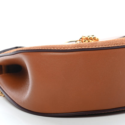 Chloe Suede Smooth Calfskin Mini Drew Shoulder Bag Caramel 5 of 13