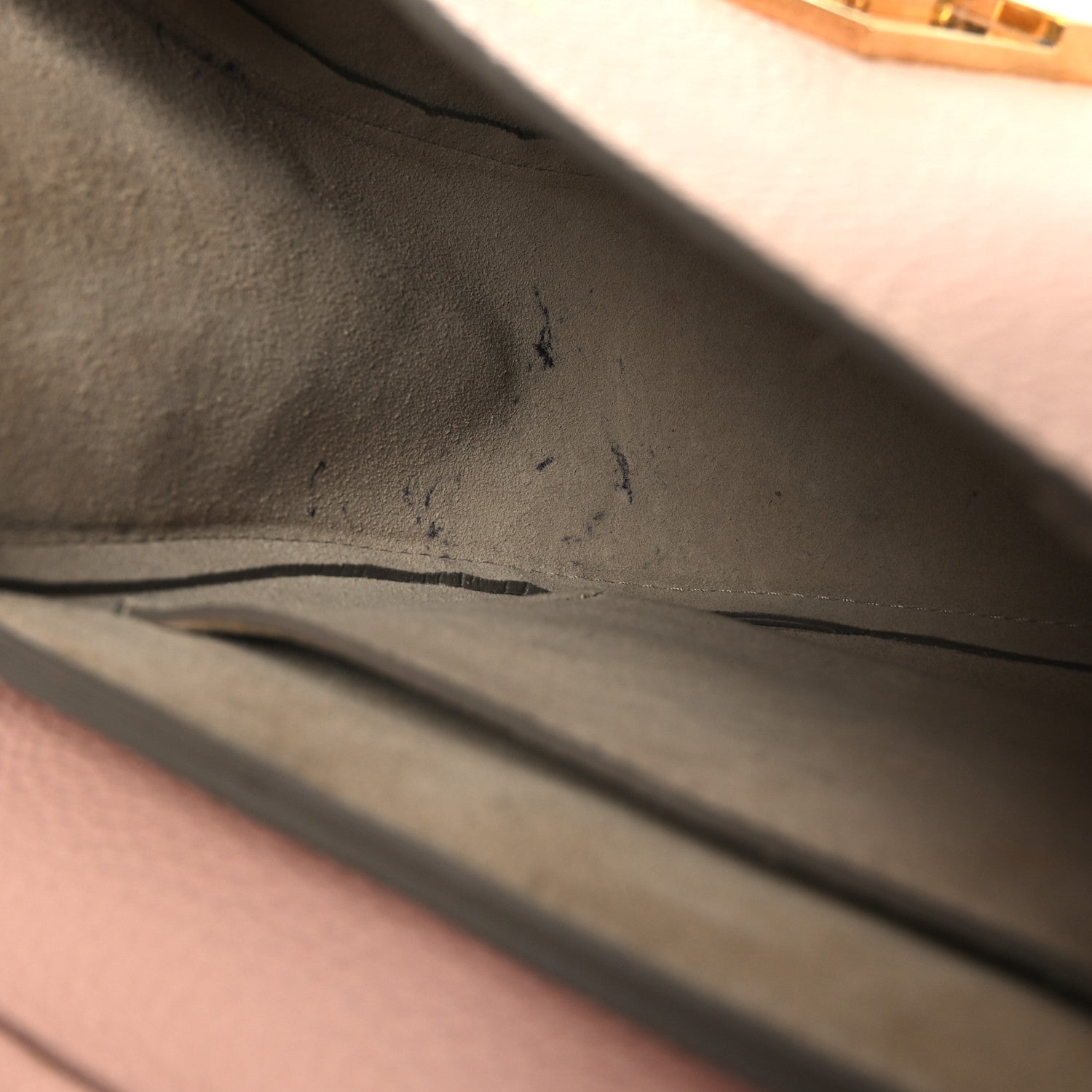 Chloe Grained Lambskin Drew Shoulder Bag Cement Pink 15 of 15