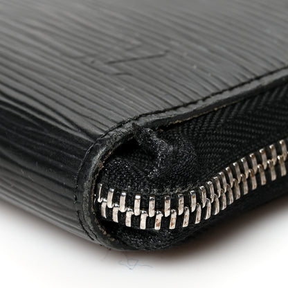 Louis Vuitton Epi Zippy Organizer Wallet Black 11 of 12