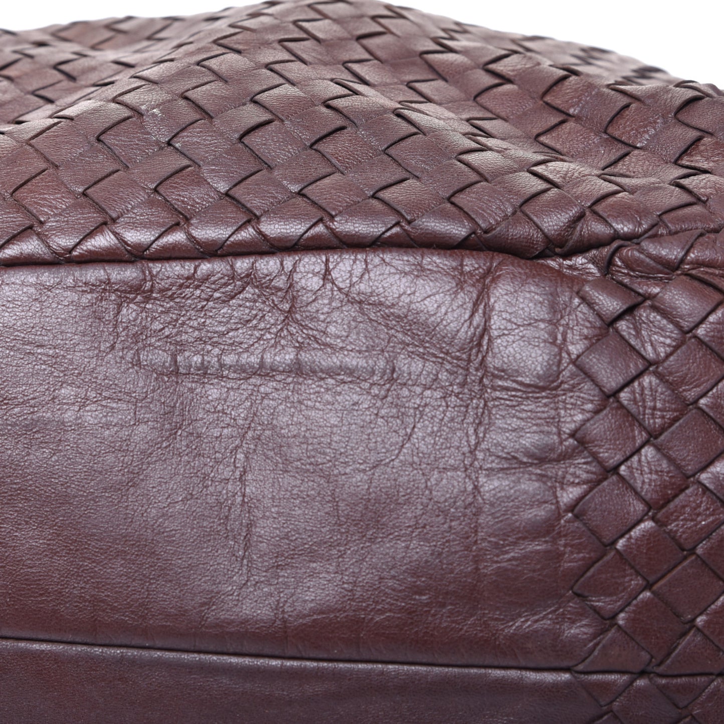 Nappa Intrecciato Large Campana Ebano