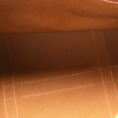 Celine Triomphe Canvas Calfskin Boston Bag Tan 5 of 9