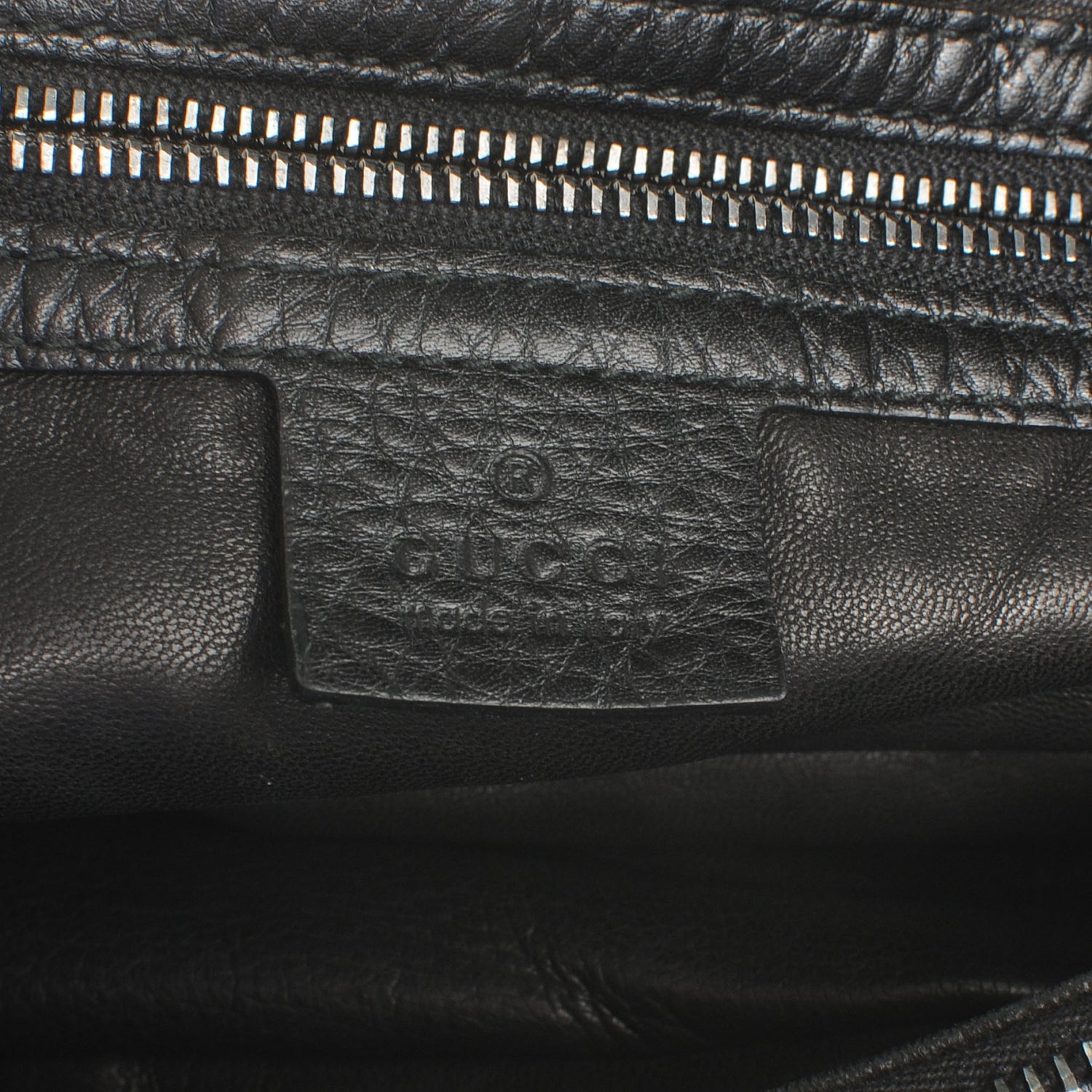 Gucci Leather Icon Bit Medium Shoulder Bag Black 6 of 7