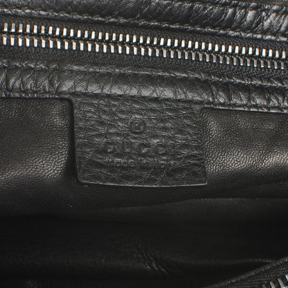 Gucci Leather Icon Bit Medium Shoulder Bag Black 6 of 7