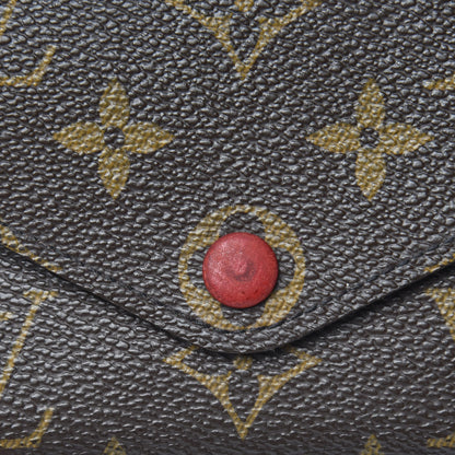 Louis Vuitton Monogram Josephine Wallet Red 10 of 12