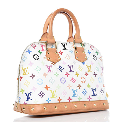 Louis Vuitton Monogram Multicolor Alma White 3 of 16