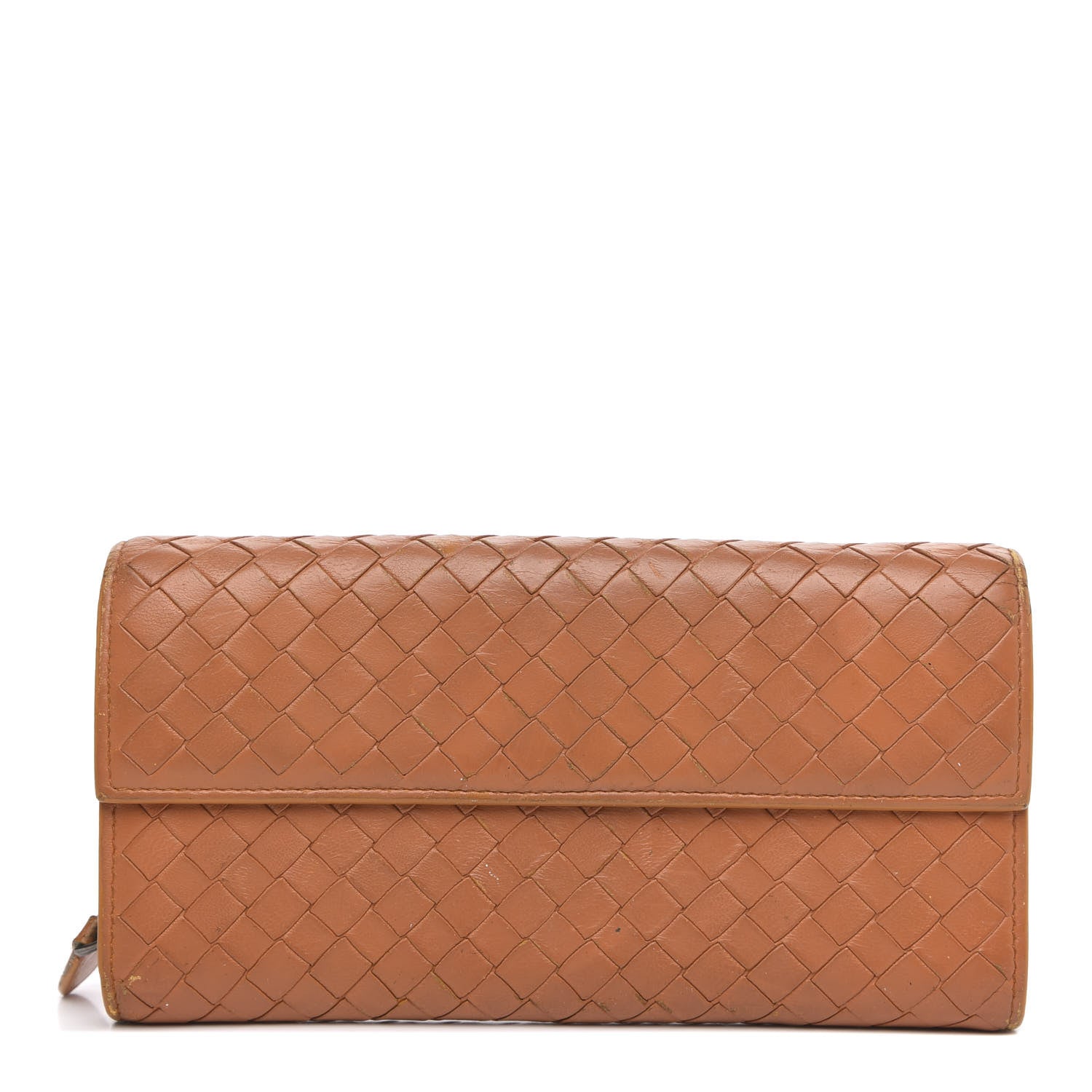 Bottega Veneta Nappa Intrecciato Continental Flap Wallet Topaz 1 of 16