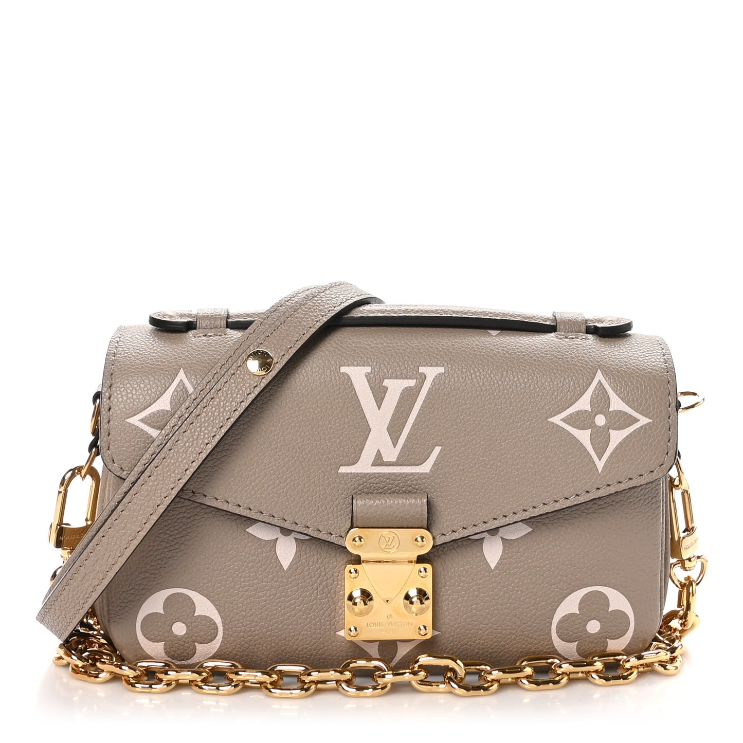 Empreinte Monogram Giant Pochette Metis East West Tourterelle Creme