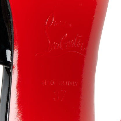 Christian Louboutin Patent Miss Z 80 Mule 37 Black 7 of 9