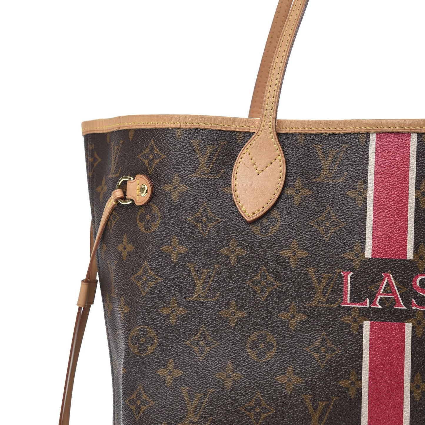 Monogram My LV Heritage Neverfull MM Fuchsia White