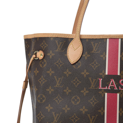 Louis Vuitton Monogram My LV Heritage Neverfull MM Fuchsia White 8 of 14