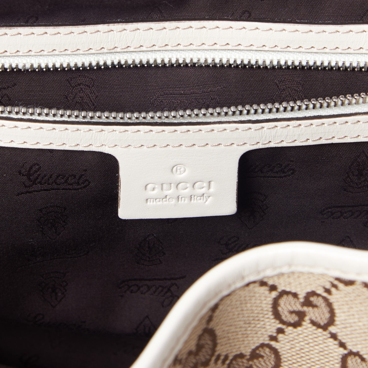 Gucci Monogram Medium GG Twins Shoulder Bag Off White 8 of 8
