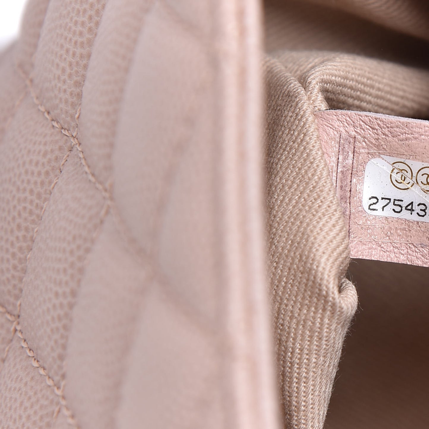Caviar Quilted Small Coco Handle Flap Light Pink