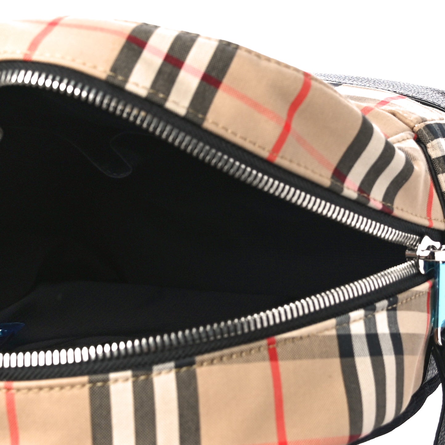 House Check Canvas Calfskin Small Nico Backpack Archive Beige
