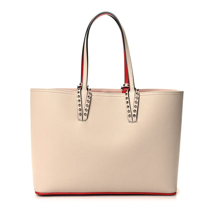 Christian Louboutin Calfskin Spikes Small East West Cabata Tote in Ballerina Ballerina 1 of 10