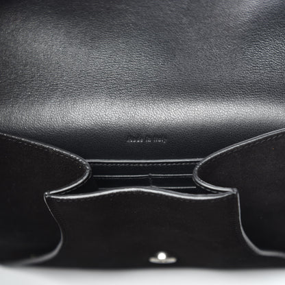Celine Suede Calfskin Clutch on Chain Black 7 of 11