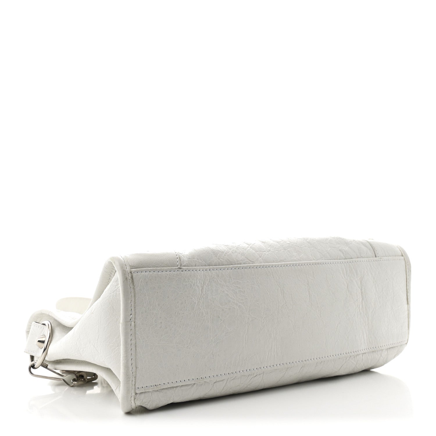 Balenciaga Agneau Arena Silver Hardware Small Le City Optic White 4 of 11