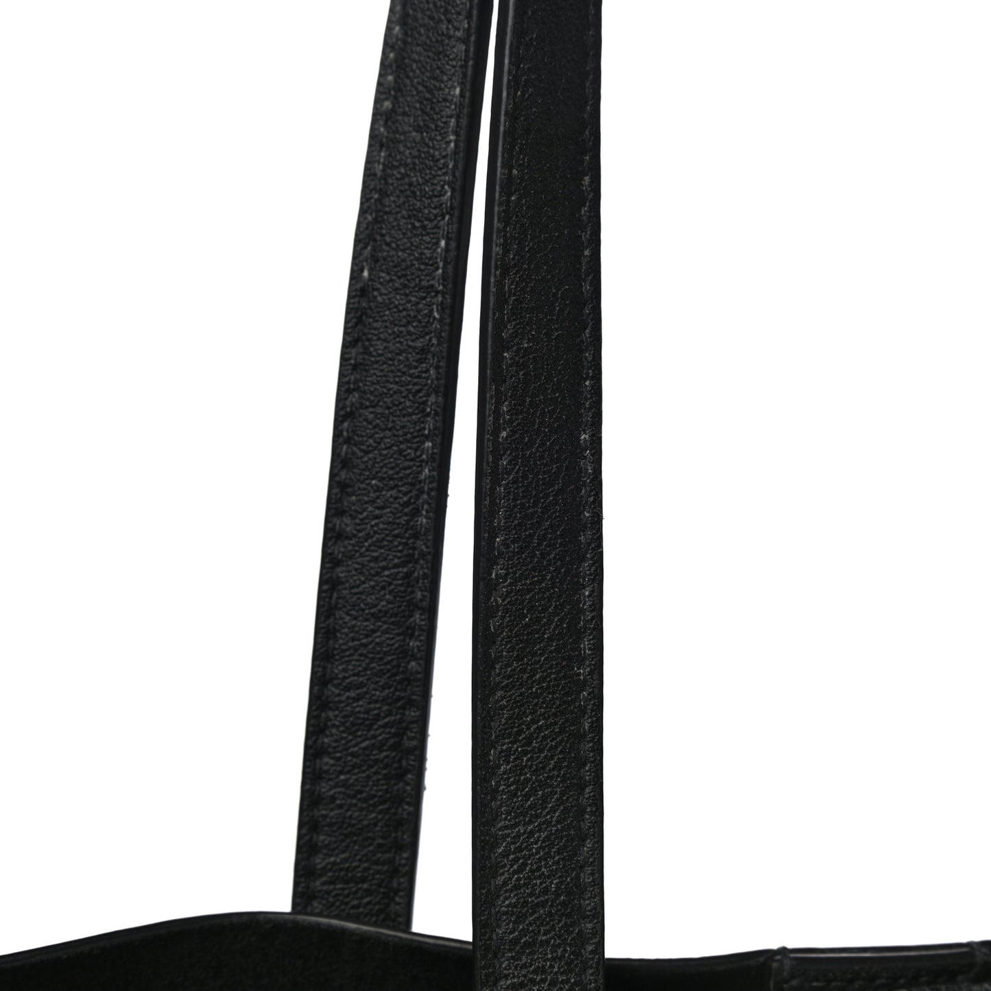 Calfskin Large Shopping Tote Black