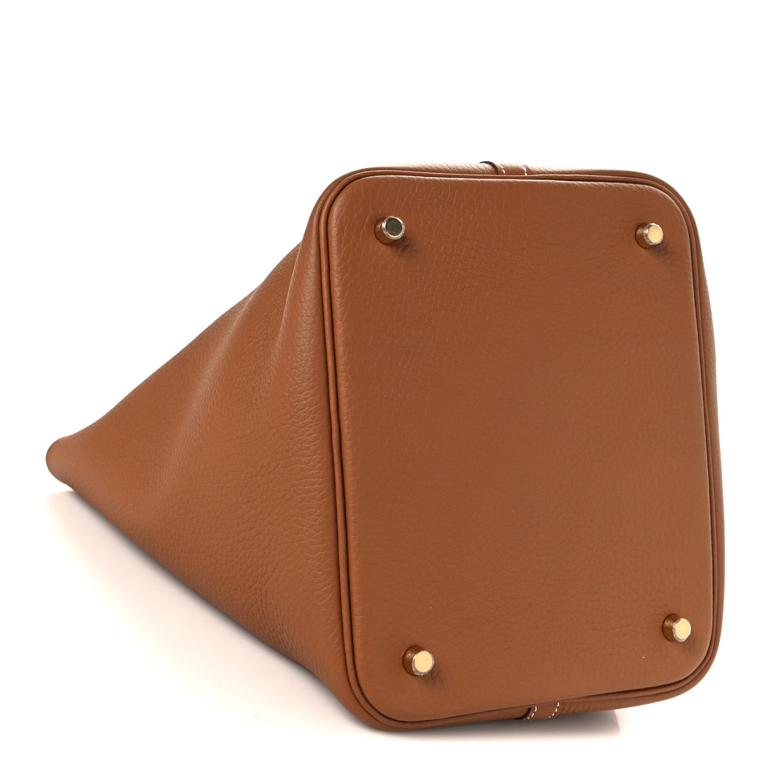 Hermes Taurillon Clemence Picotin Lock 22 MM  Gold 4 of 13