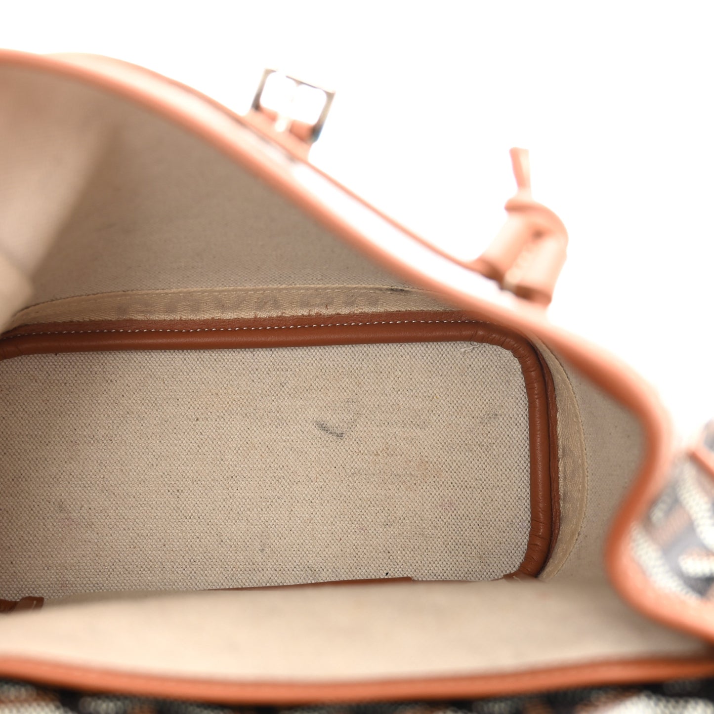 Goyardine Calfskin Mini Alpin Backpack Black Gold
