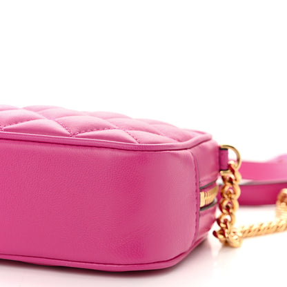 Versace Nappa Quilted La Medusa Camera Bag Orchid 9 of 10