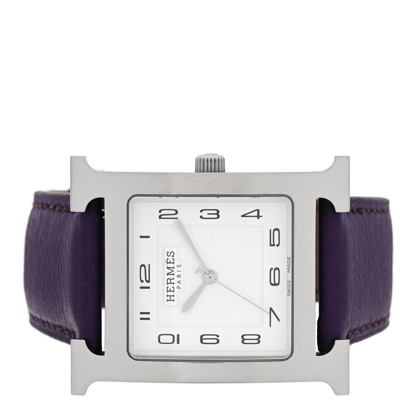 Stainless Steel Swift 30.5mm Heure H Hour Quartz Watch Iris