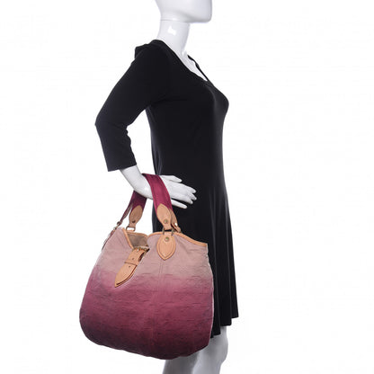 Louis Vuitton Denim Quilted Monogram Sunbeam Rouge Fauviste 2 of 10