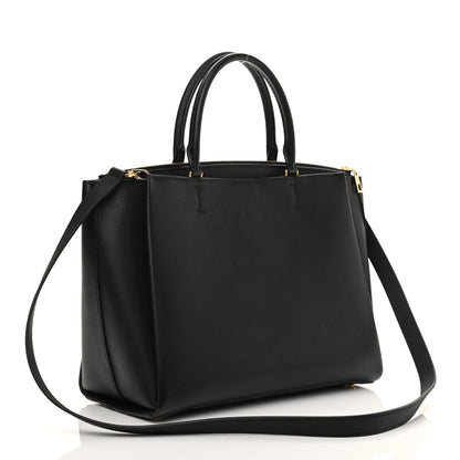 Louis Vuitton Calfskin Lockmeto Black 3 of 11