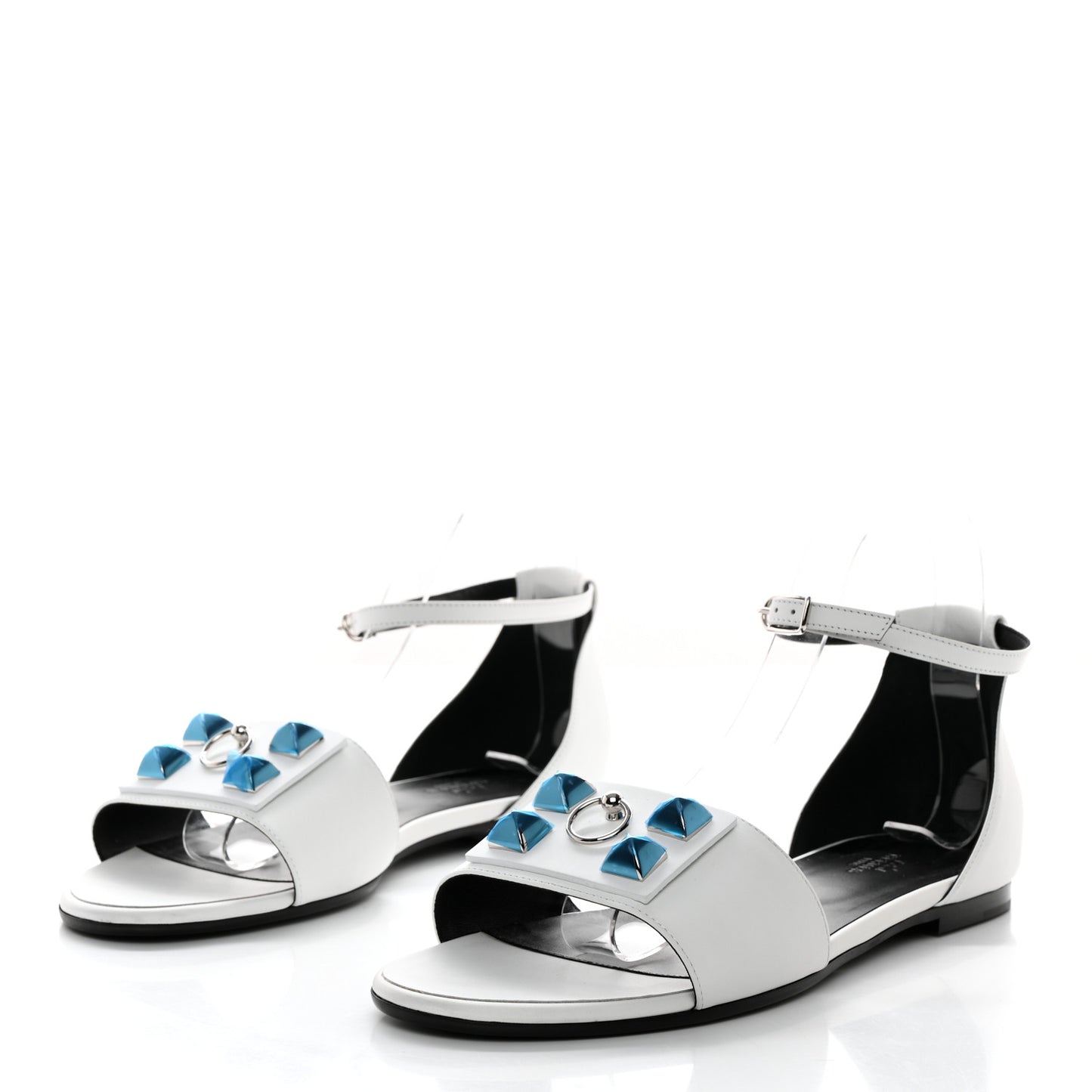 Calfskin Desiree Sandals 39.5 White