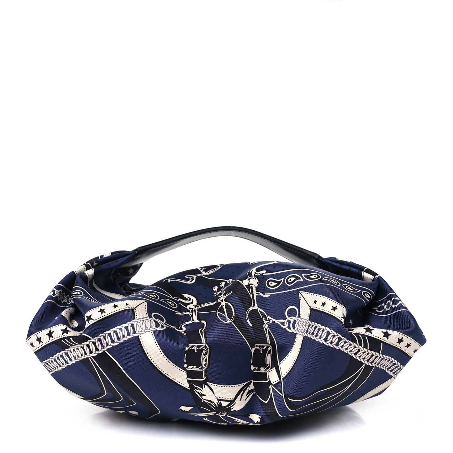 Silk Balusoie Bag Bleu Indigo Black