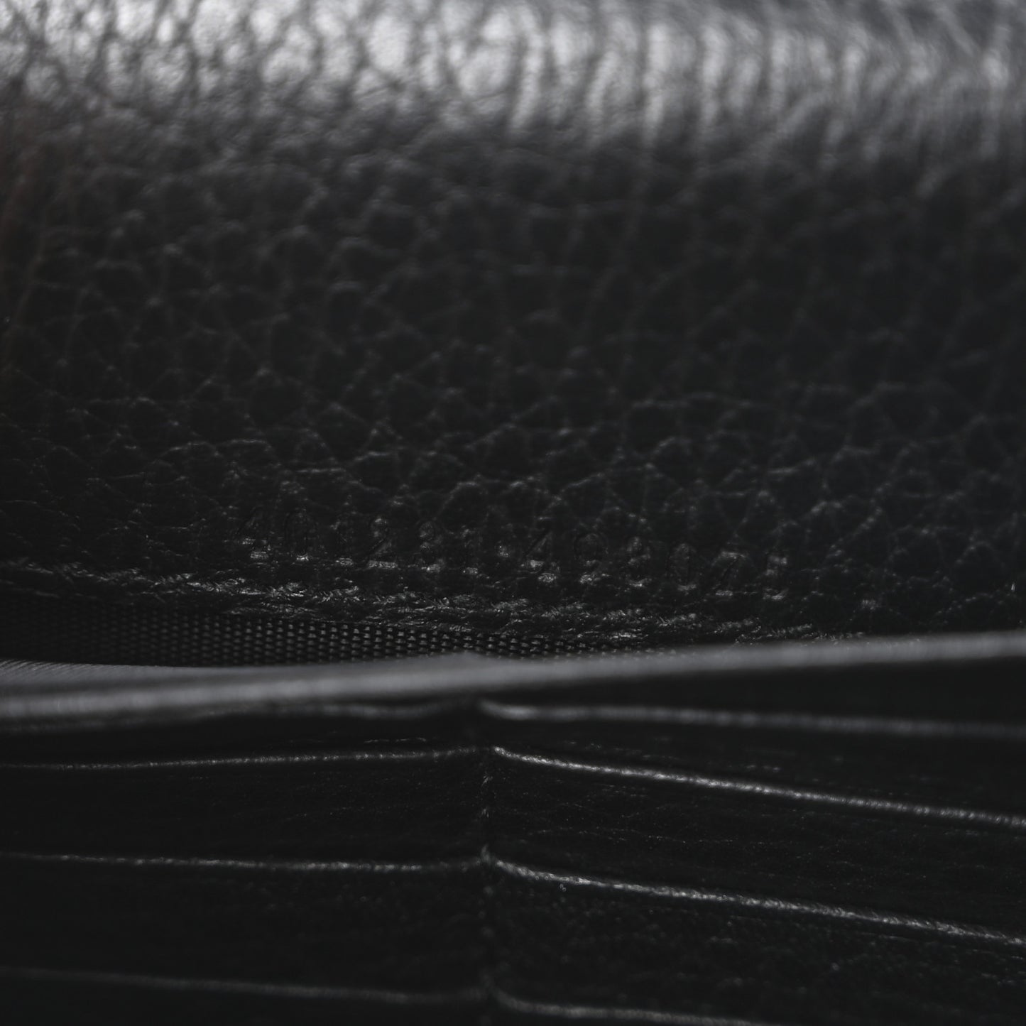 Calfskin Mini Dionysus Chain Wallet Black