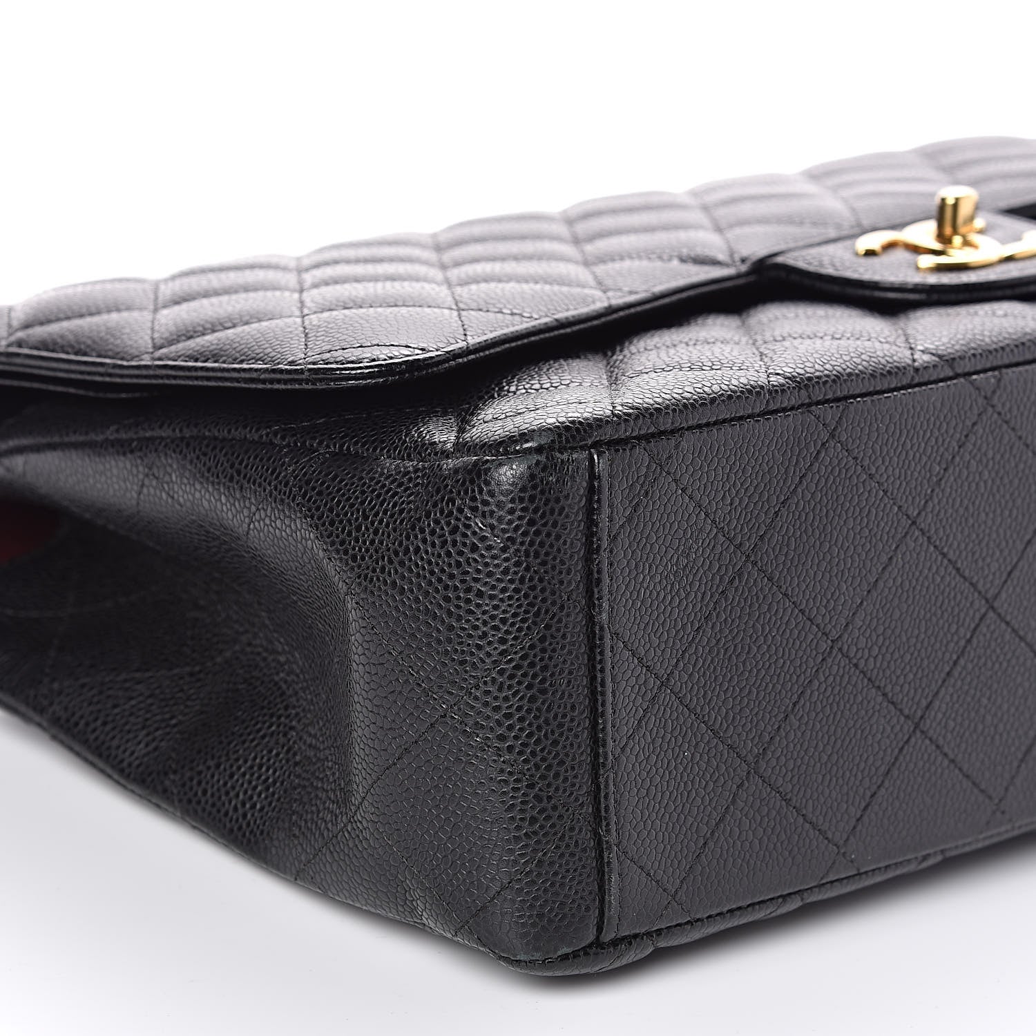 Chanel Caviar Quilted Maxi Double Flap Black 10 of 18