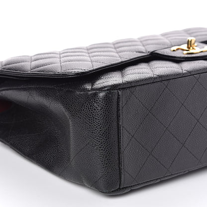 Chanel Caviar Quilted Maxi Double Flap Black 10 of 18