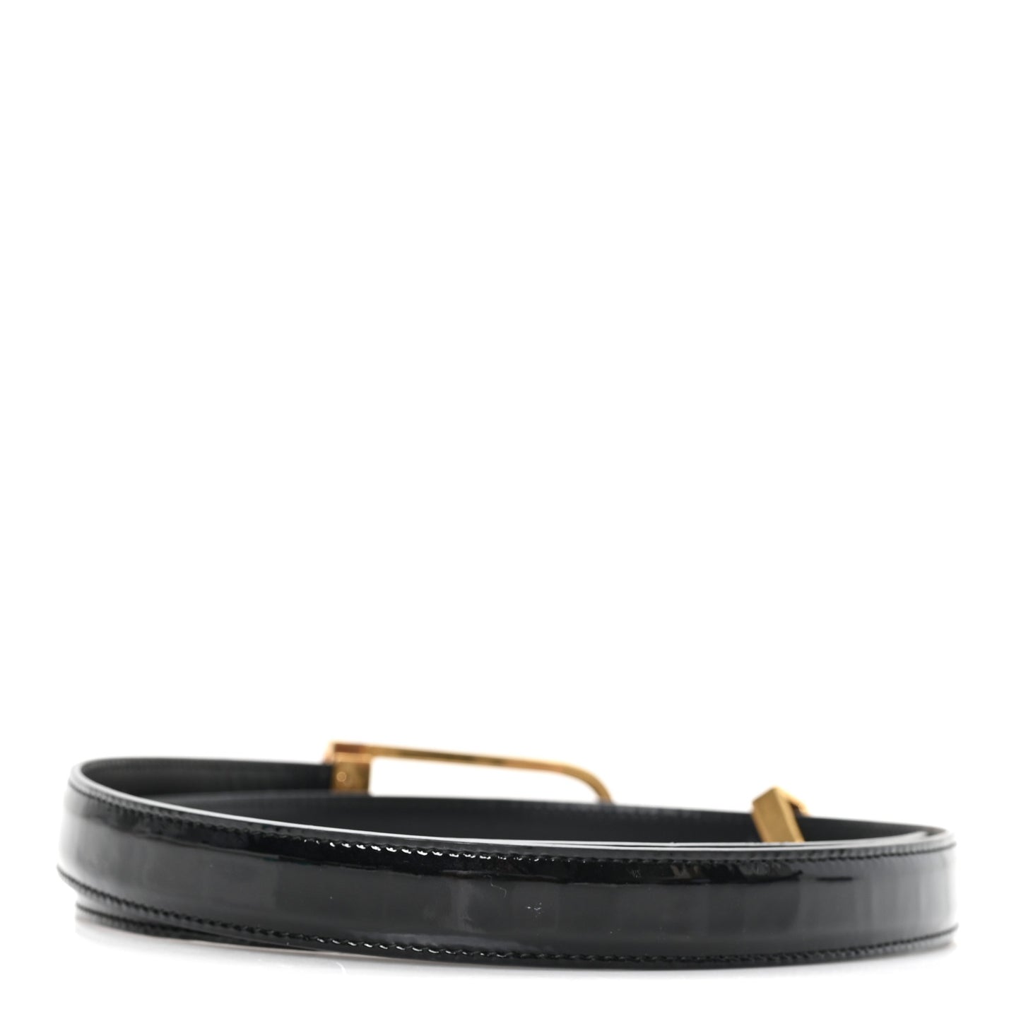 Patent Buckle Belt 80 32 Black