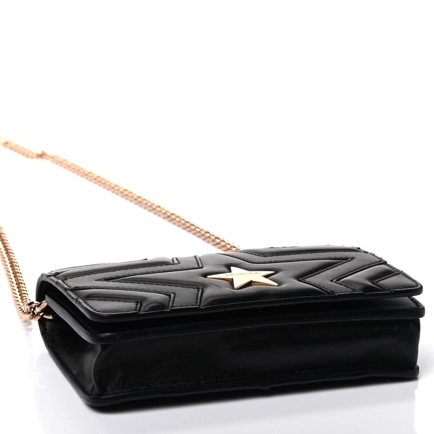 Eco Alter Nappa Star Patch Shoulder Bag Black