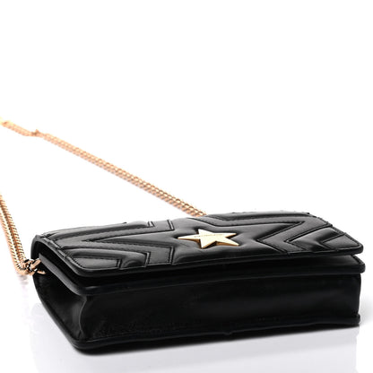 Stella McCartney Eco Alter Nappa Star Patch Shoulder Bag Black 3 of 4