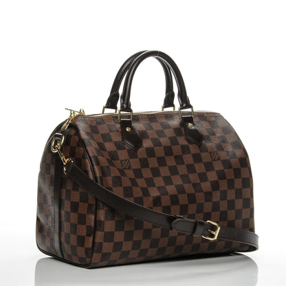 Louis Vuitton Damier Ebene Speedy Bandouliere 30 3 of 6