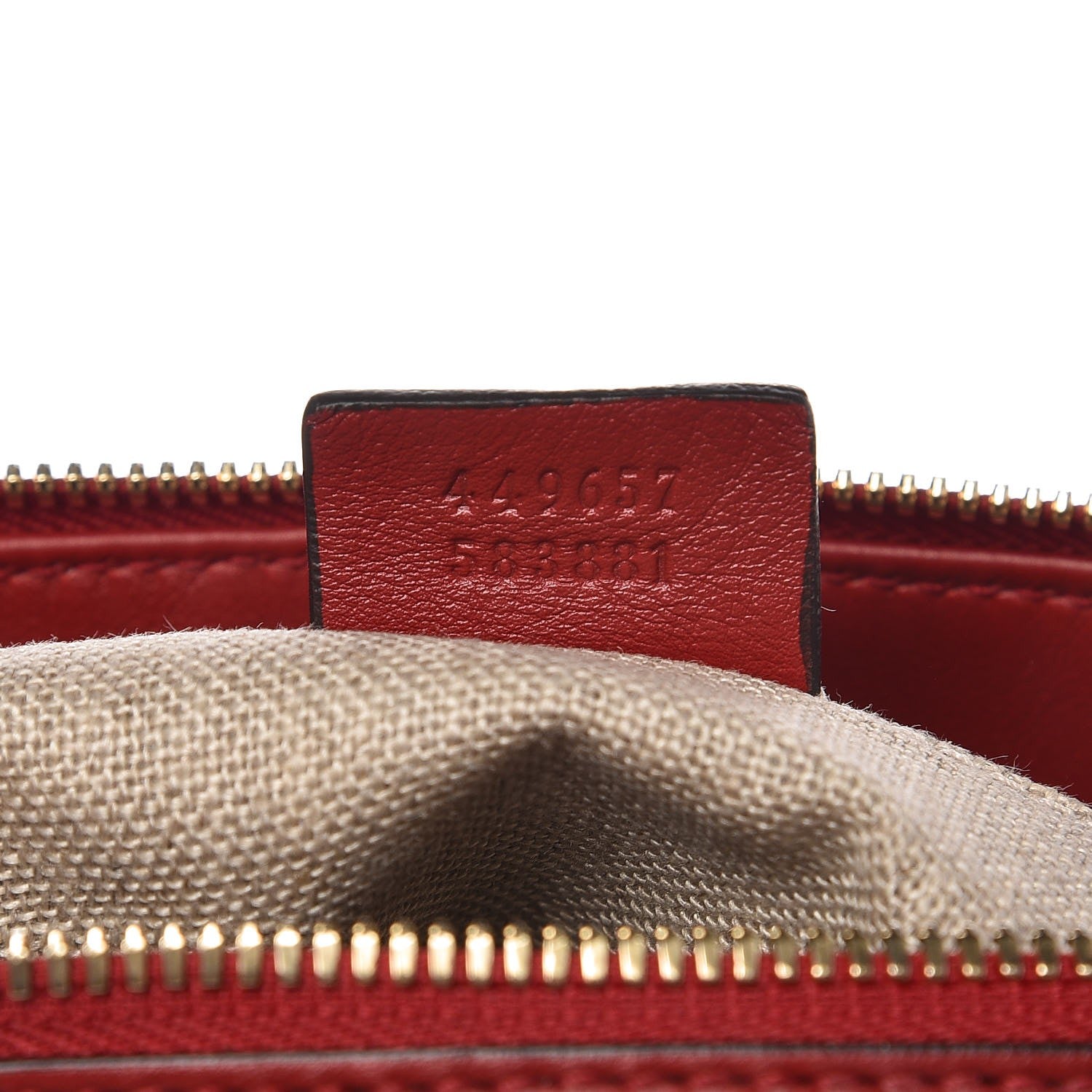 Gucci Soft Microguccissima Dome Satchel Red 7 of 8