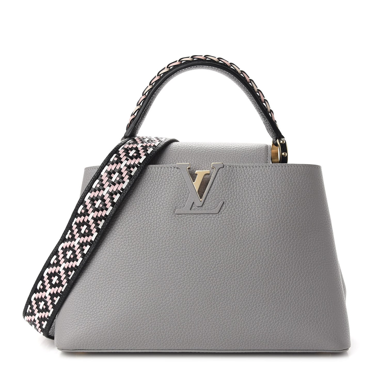 Taurillon Woven Capucines PM