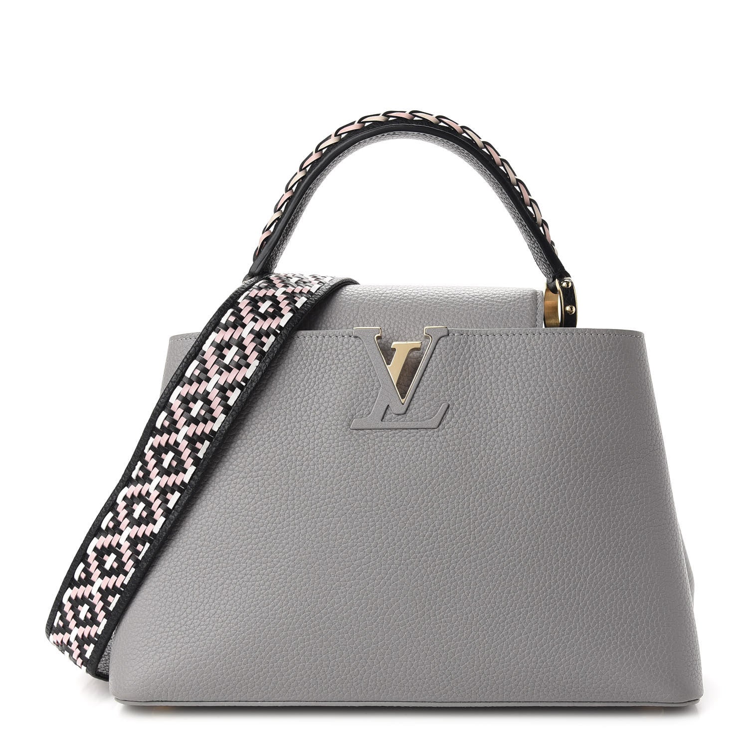 Louis Vuitton Taurillon Woven Capucines PM 1 of 8