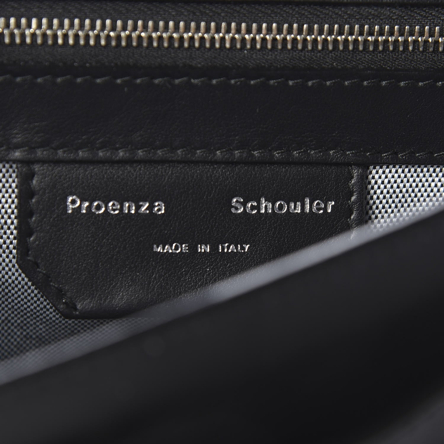 Proenza Schouler Soft Grainy Calfskin Tiny PS1 Satchel Black 7 of 8