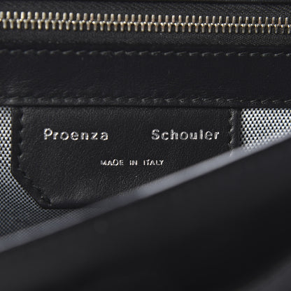 Proenza Schouler Soft Grainy Calfskin Tiny PS1 Satchel Black 7 of 8