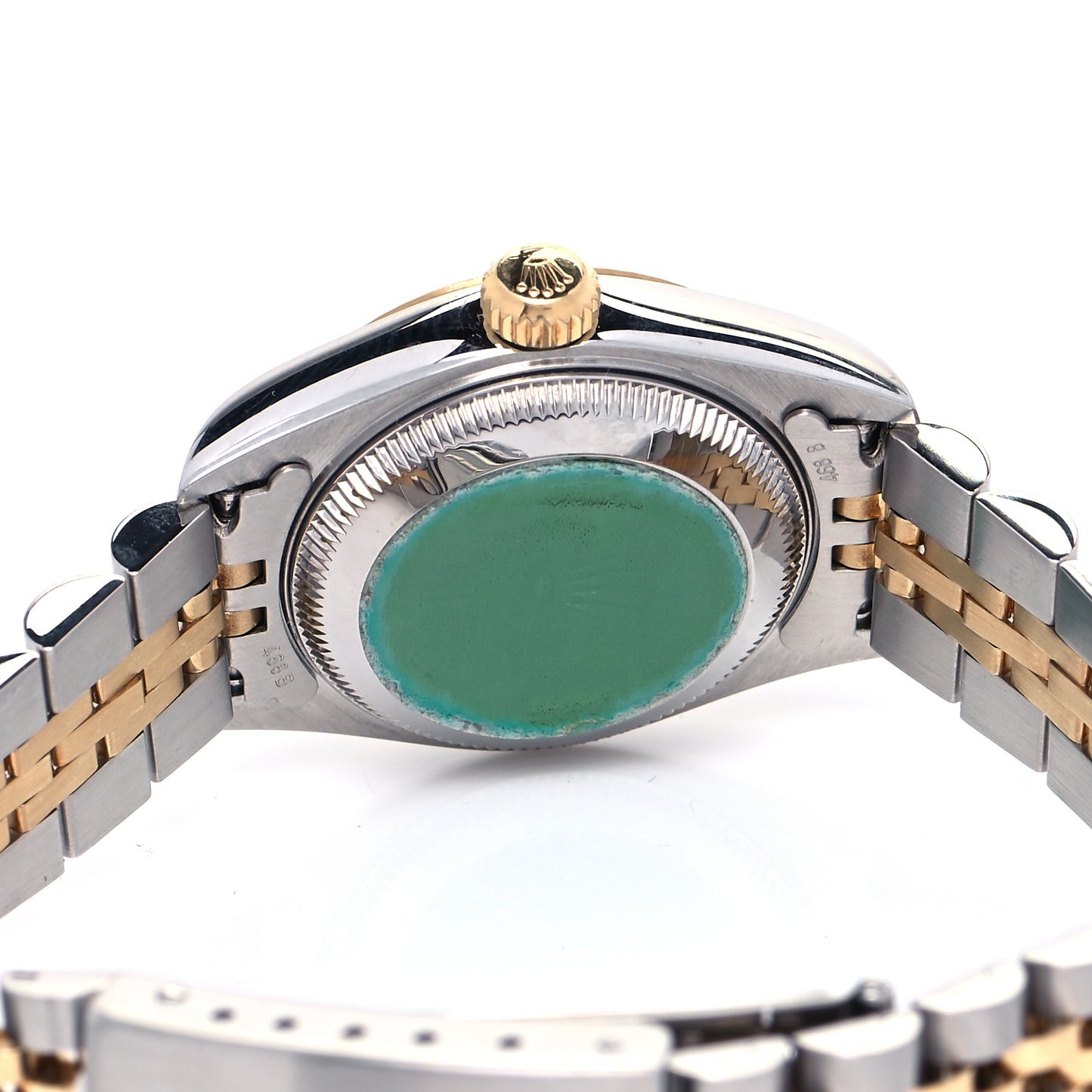 Stainless Steel 18K Yellow Gold Mother of Pearl 26mm Oyster Perpetual Datejust Watch Champagne 79173