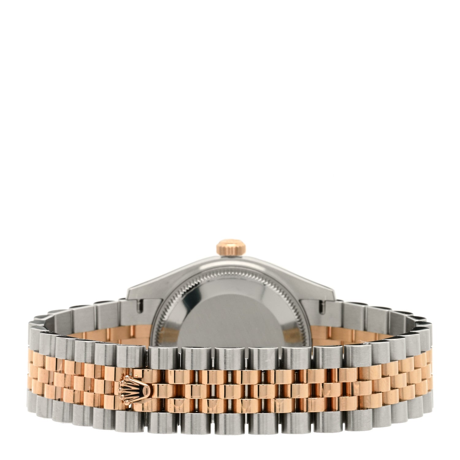 Rolex Stainless Steel 18K Everose Gold Diamond 31mm Oyster Perpetual Datejust Watch Silver 178271 3 of 5