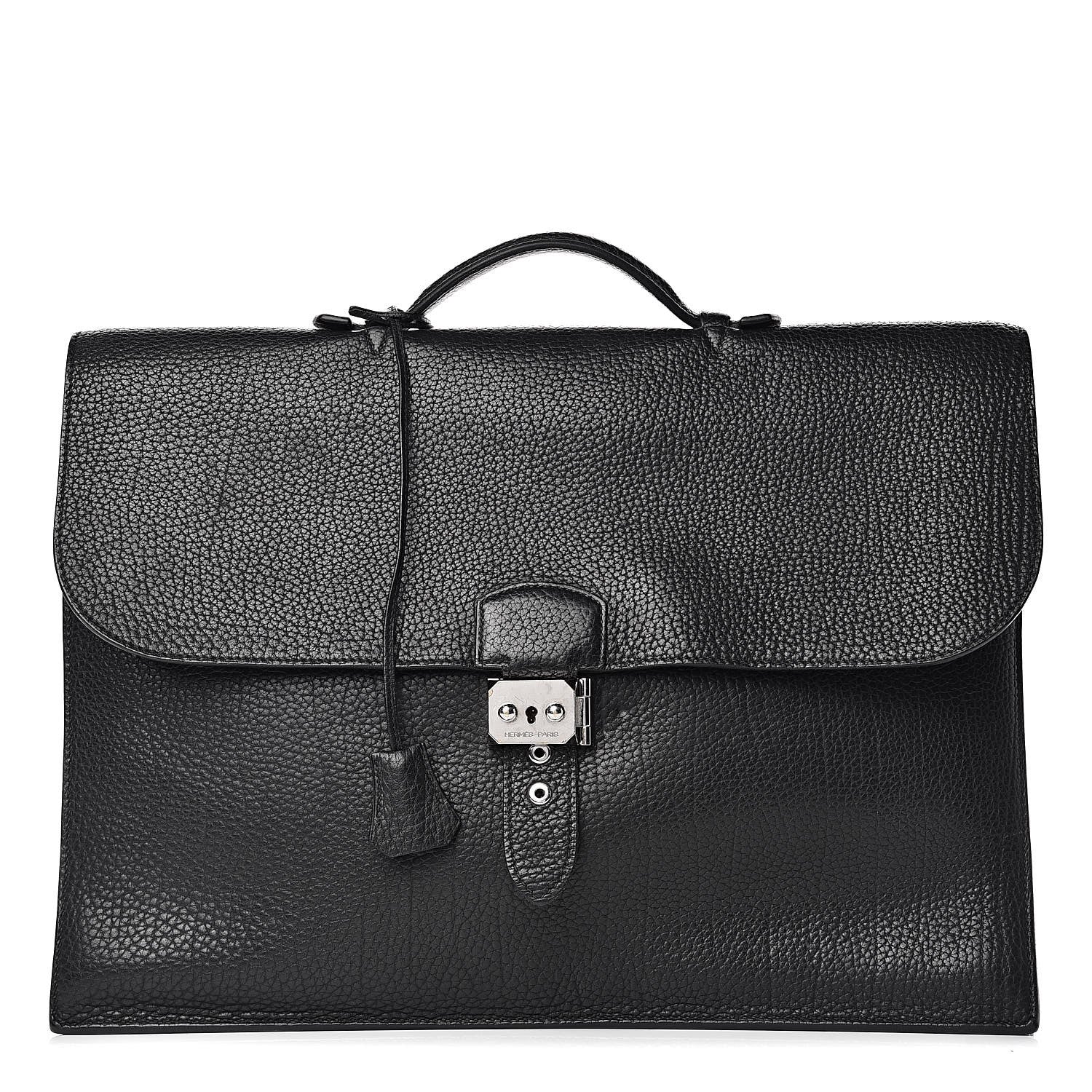 Hermes Fjord Sac a Depeche 41 Briefcase Black 1 of 10