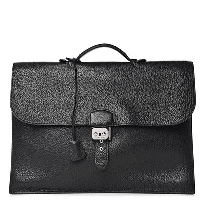 Hermes Fjord Sac a Depeche 41 Briefcase Black 1 of 10