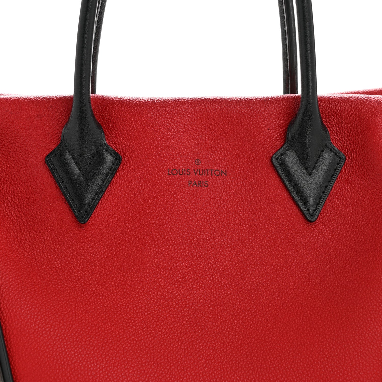 Louis Vuitton Monogram Cuir Orfevre Tote W PM Cherry 7 of 13